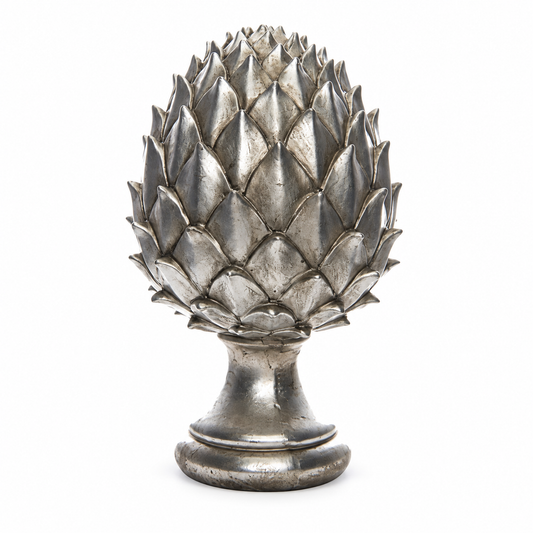 Large Silver Pinecone