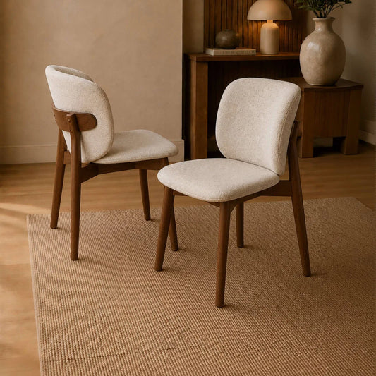 Set of 2 Parlais Upholstered Dining Chairs