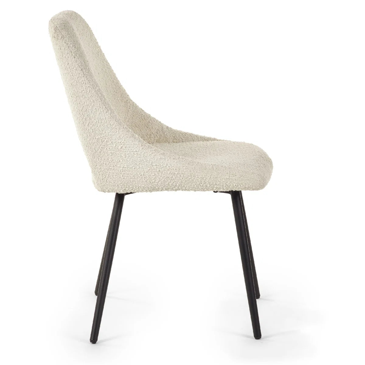 Set Of 2 Iris Boucle Dining Chairs