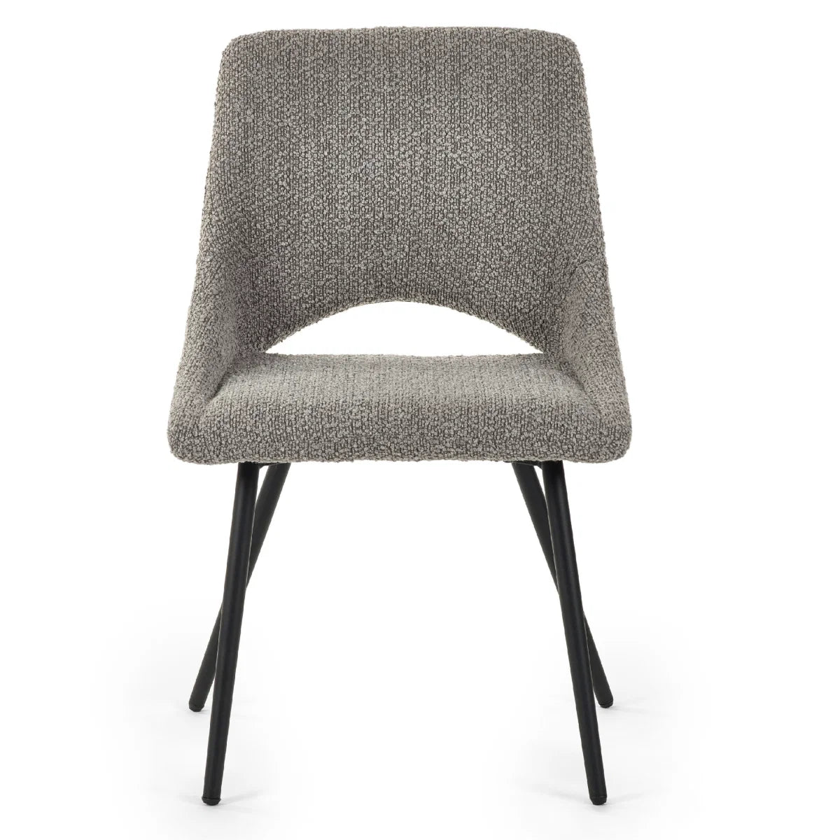 Set Of 2 Iris Boucle Dining Chairs