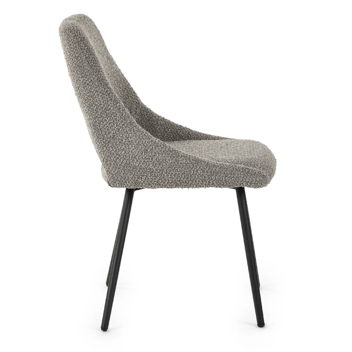 Set Of 2 Iris Boucle Dining Chairs