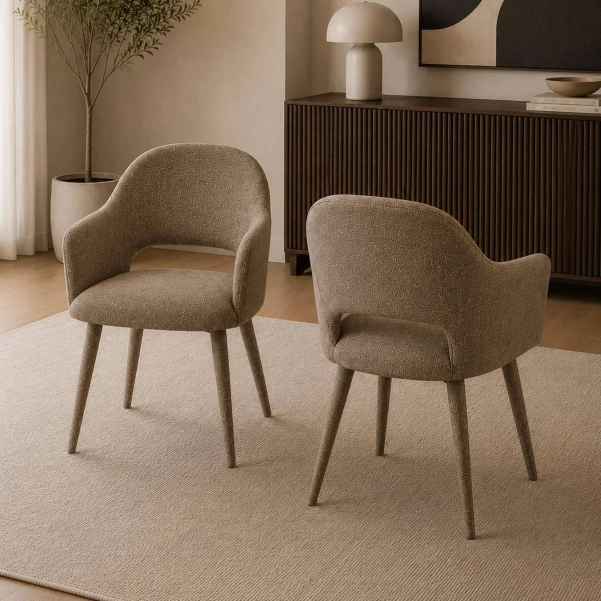 Set of 2 Hempstead Upholstered Dining Chair