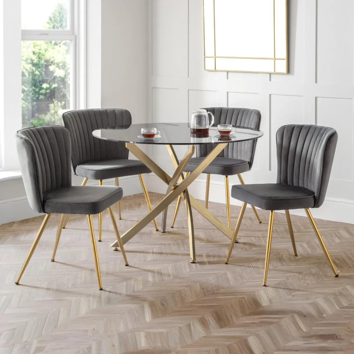 Set Of 2 Cannes Dining Chairs