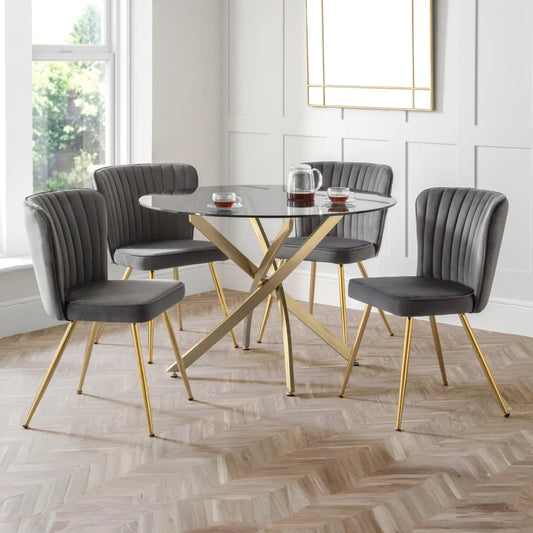 Set Of 2 Cannes Dining Chairs