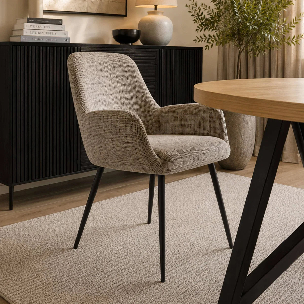 Set of 2 Barkley Upholstered Dining Chairs