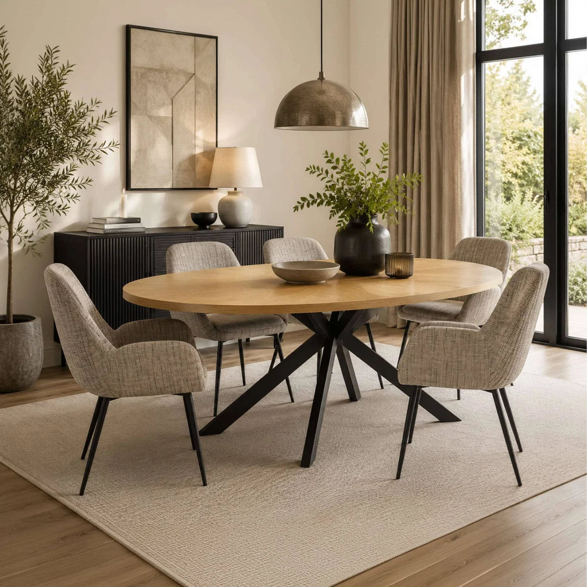 Set of 2 Barkley Upholstered Dining Chairs