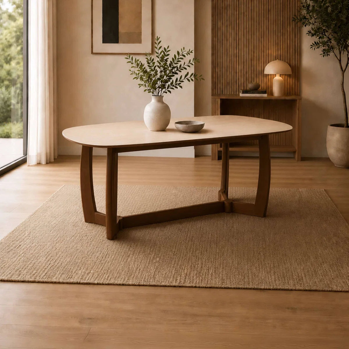 Portugal Stone Top Dining Table - 180cm