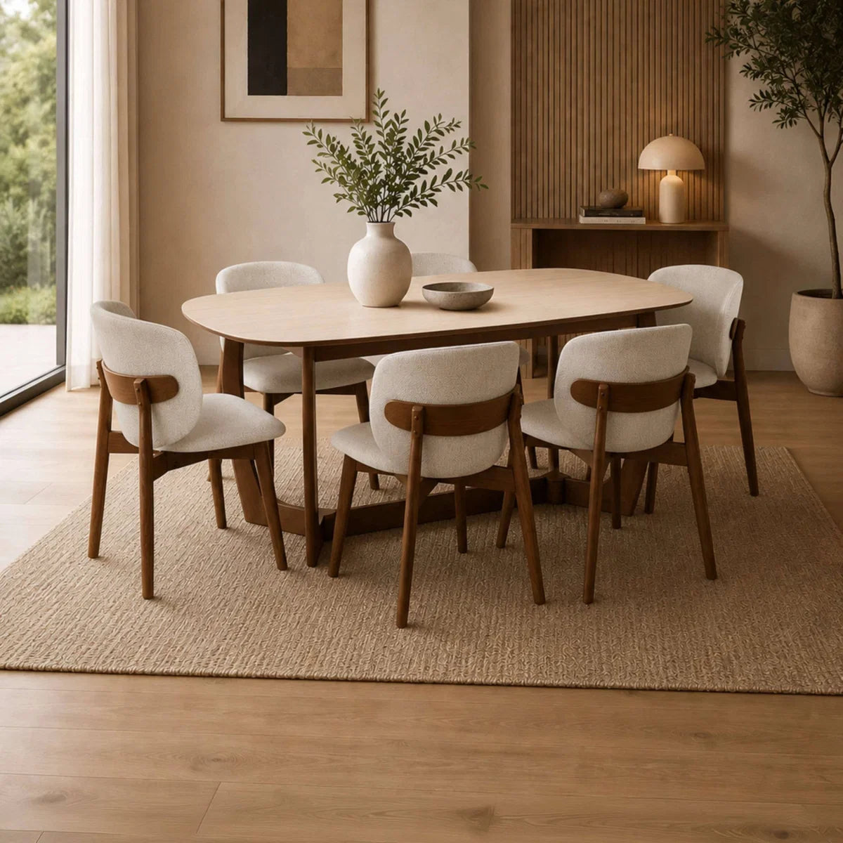 Portugal Stone Top Dining Table - 180cm