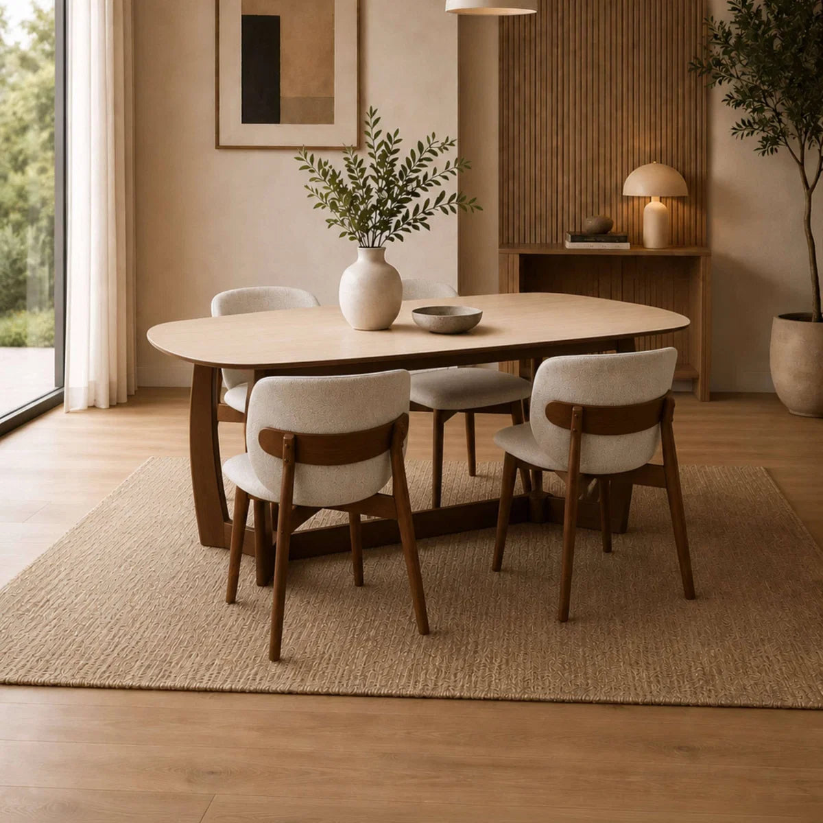 Portugal Stone Top Dining Table - 180cm