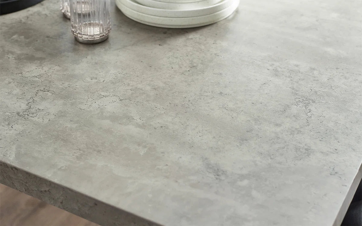 Milner Concrete Effect Dining Table - 160cm