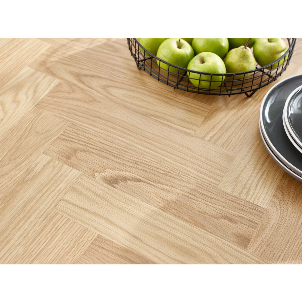 Hilton Oak Veneer Dining Table - 180cm
