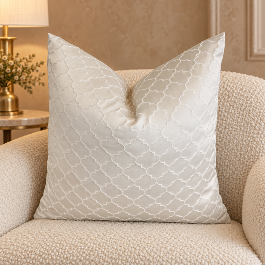 The Couture Cushion - The Ivory Lasson - Style No. 209