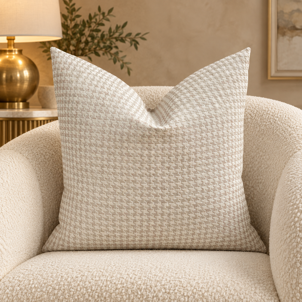 The Couture Cushion - The Beige Ria Style No. 185