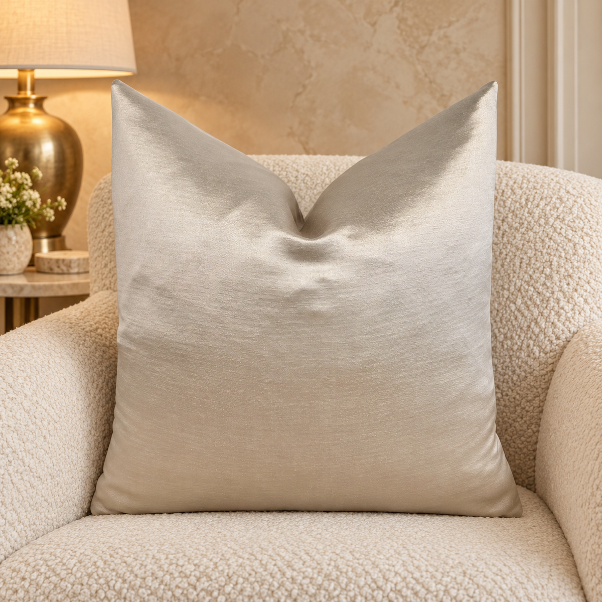 The Couture Cushion - The Champagne Laura - Style No. 187