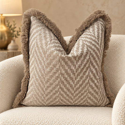 The Couture Cushion - The Beige Michi - Style No. 188