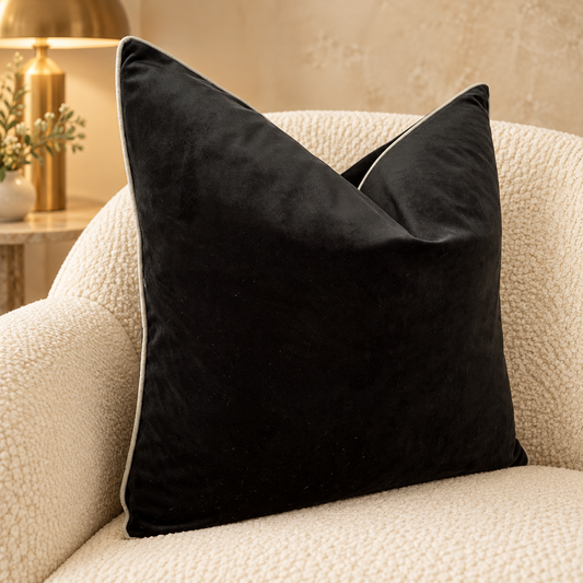 The Couture Cushion - The Black Varley - Style No. 42