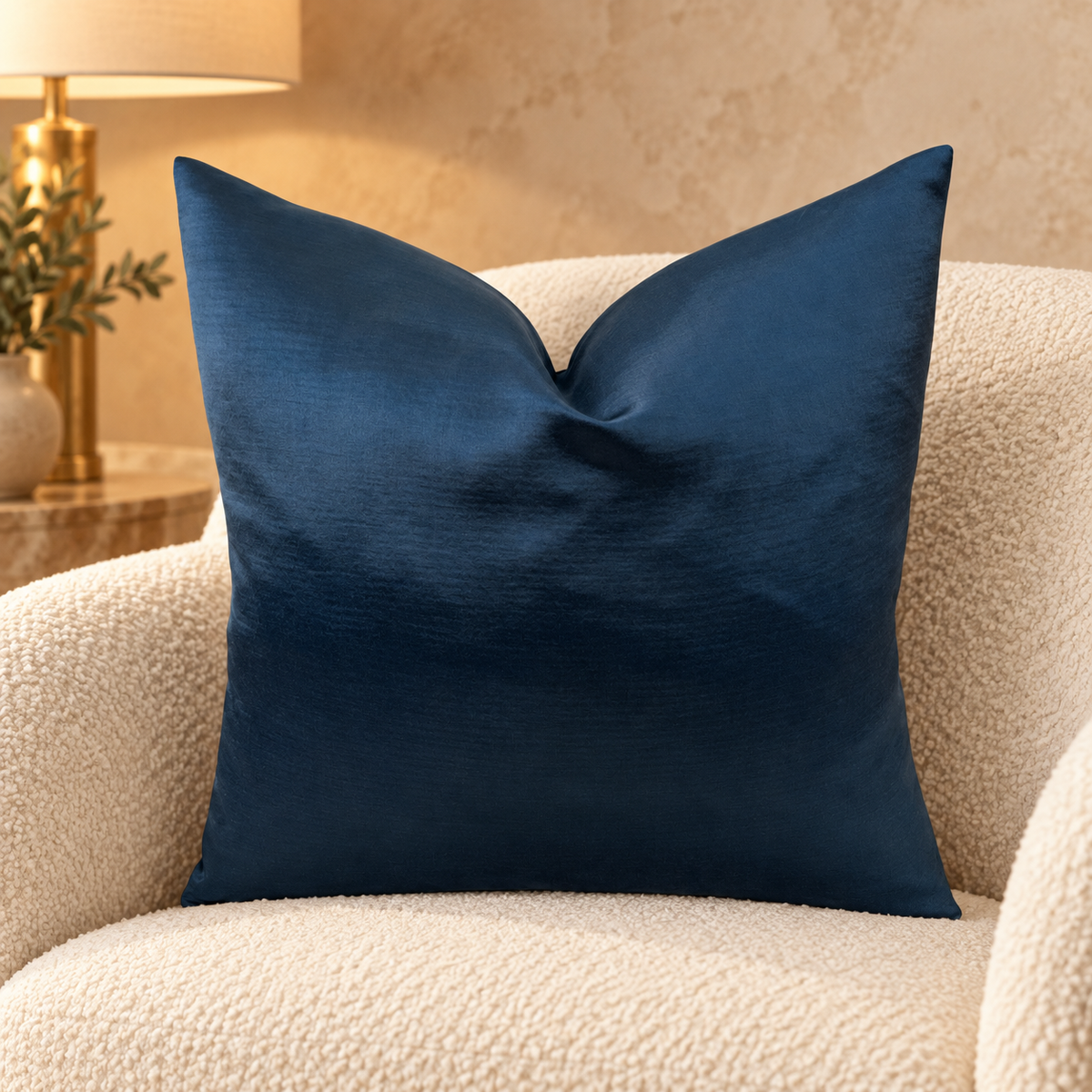 The Couture Cushion - The Navy Laura - Style No. 129