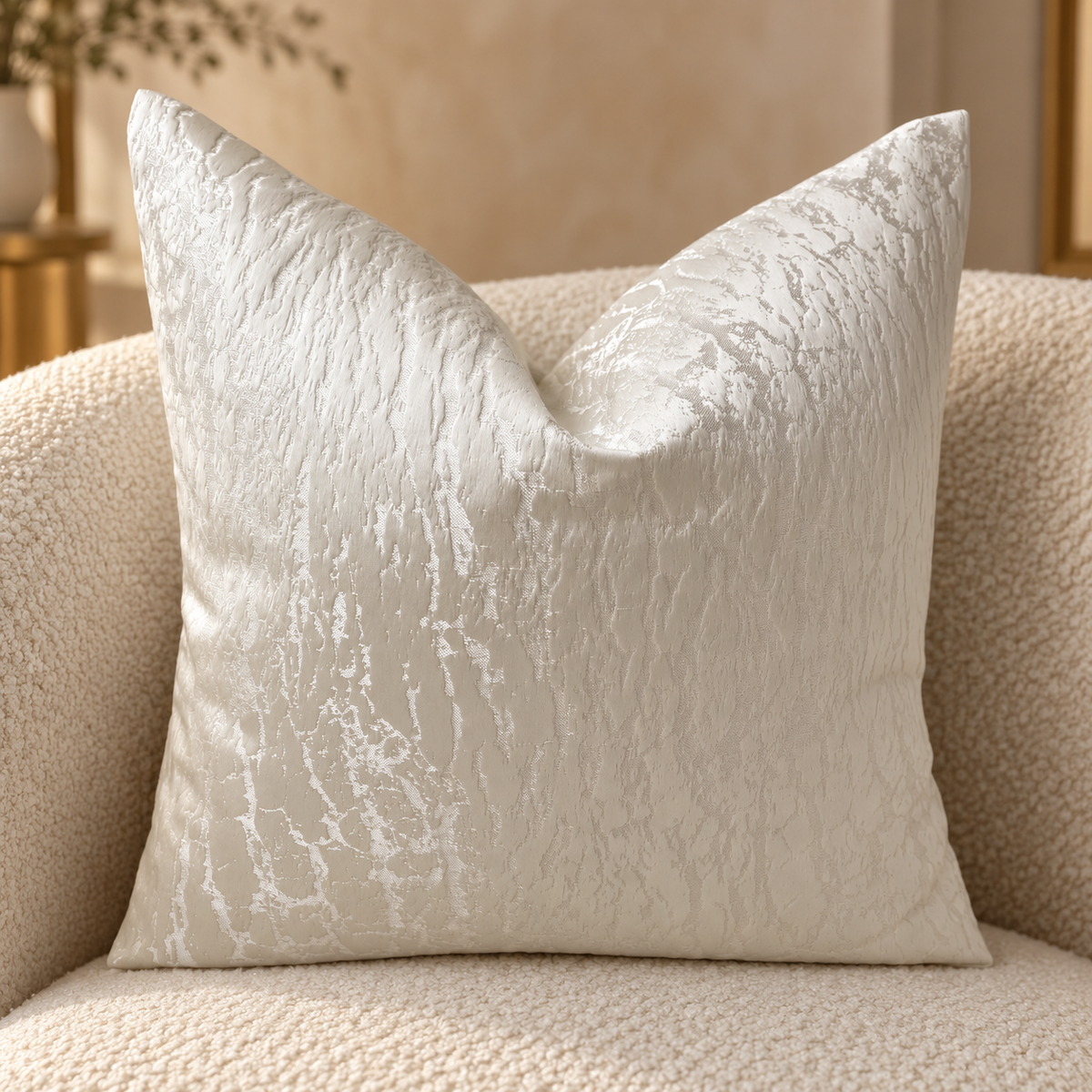 The Couture Cushion - The Ivory Tuleste - Style No. 48