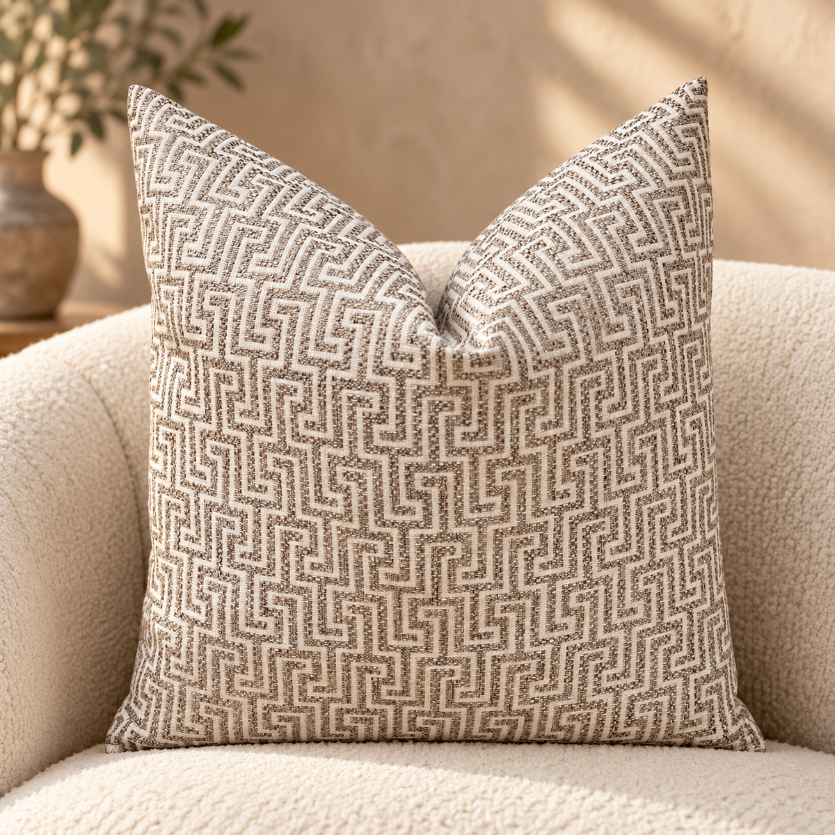 The Couture Cushion - The Taupe Mattox - Style No. 79