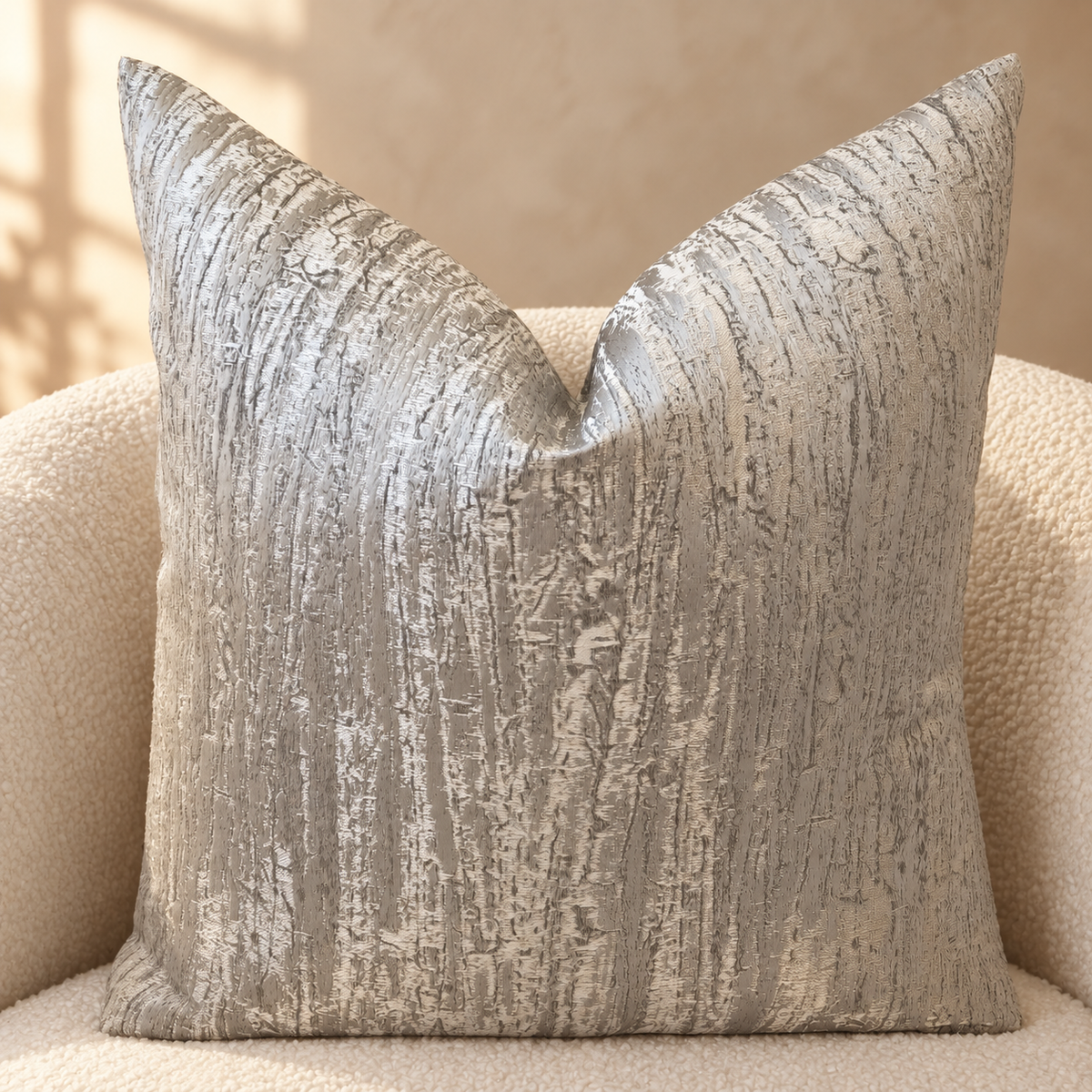 The Couture Cushion - The Silver Stella - Style No. 1