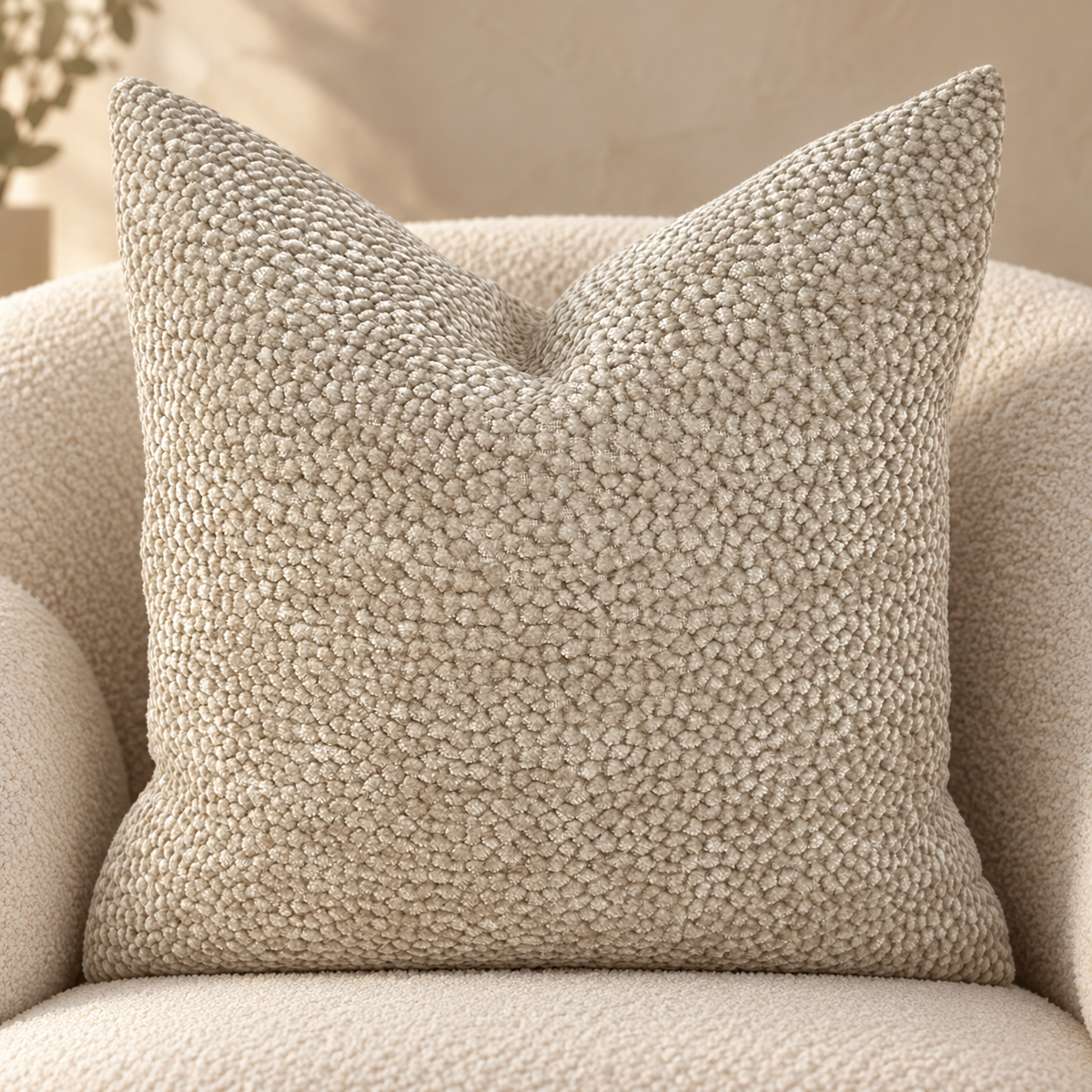 The Couture Cushion - The Beige Meia - Style No. 9