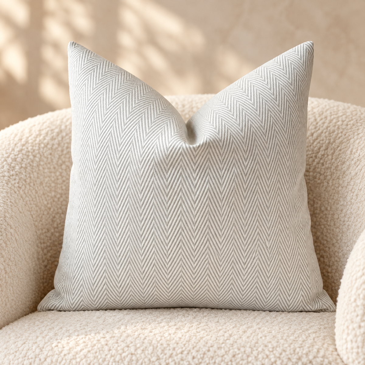 The Couture Cushion - The Outdoor Grey Kady - Style No. 22