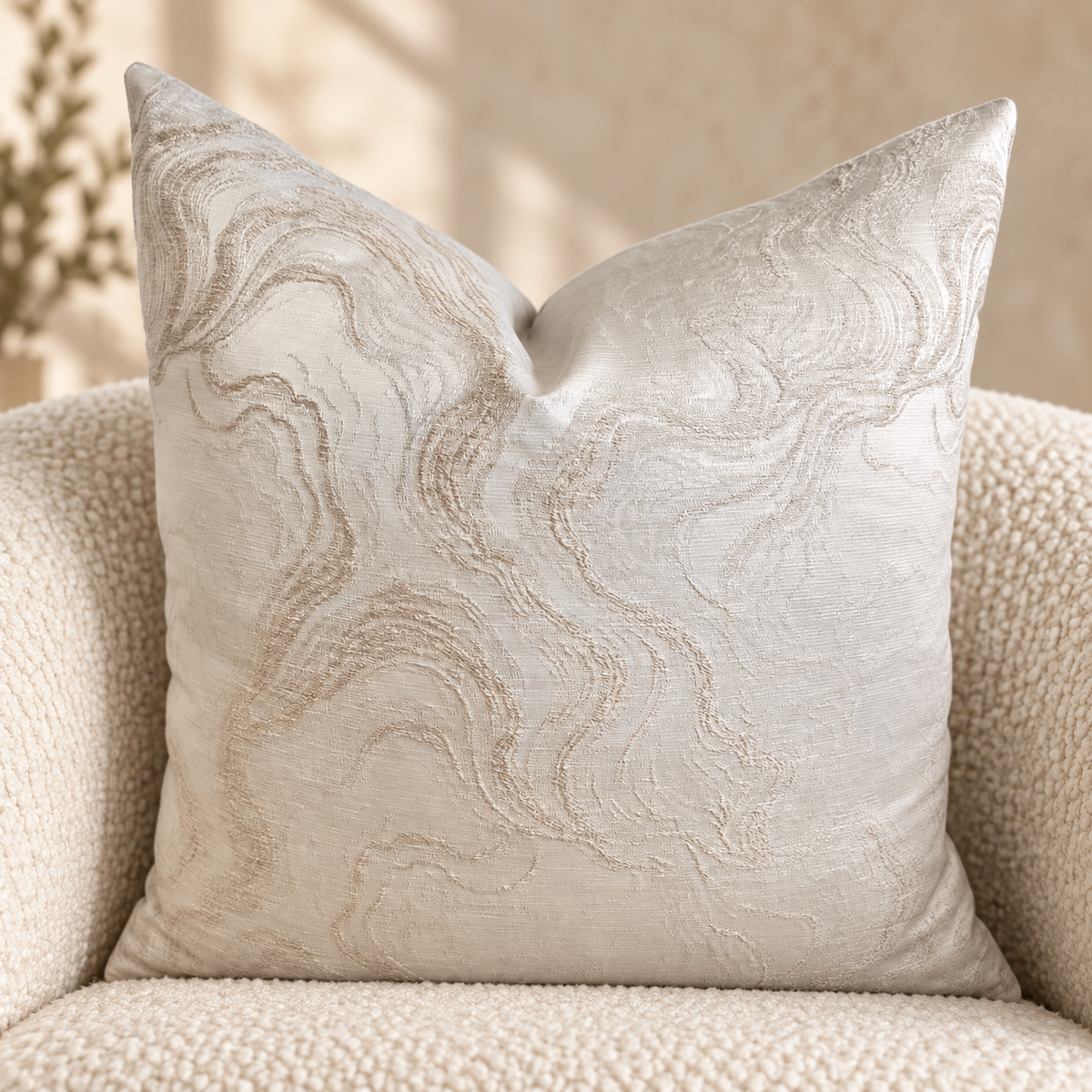 The Couture Cushion - The Beige Diane - Style No. 110