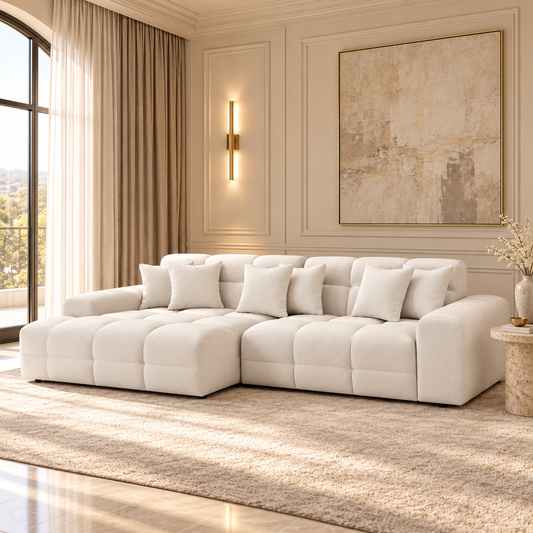 Jacob Sofa Beige Left Hand Facing Corner