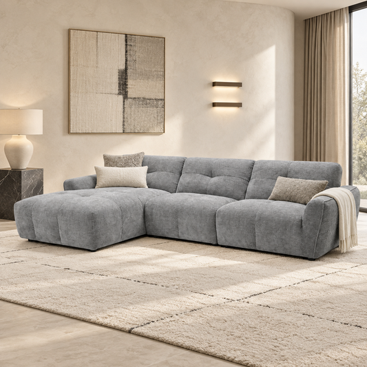 Montana Sofa Grey Left Hand