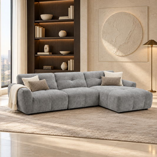 Montana Sofa Grey Right Hand