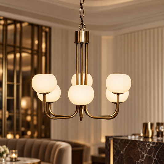 6 Arm Chandelier | Waylen