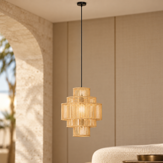 Bamboo Pendant Light | Lapiz
