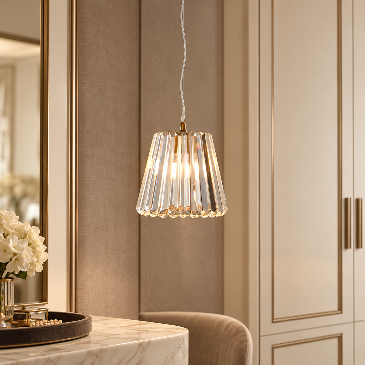Bronze Pendant Light | Kensington Townhouse