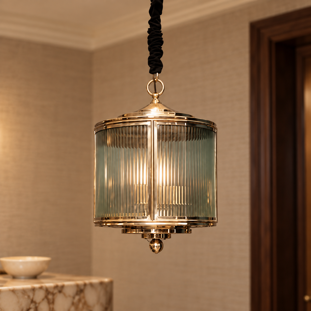Small Glass Pendant Light | Calina