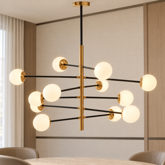 Twelve Bulb Pendant Light | Trieste