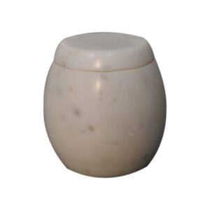 5 Piece Rounded Marble Bathroom Set