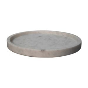 5 Piece Rounded Marble Bathroom Set