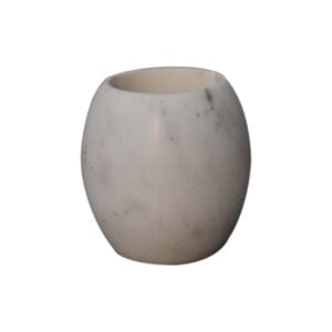 5 Piece Rounded Marble Bathroom Set
