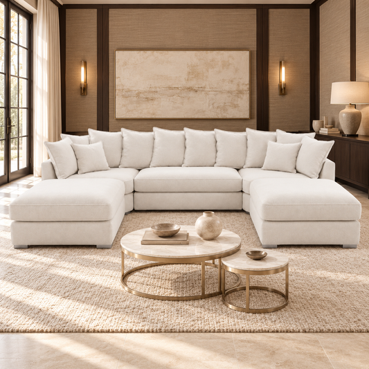 Winchester U Shaped Scatter Back Sofa
