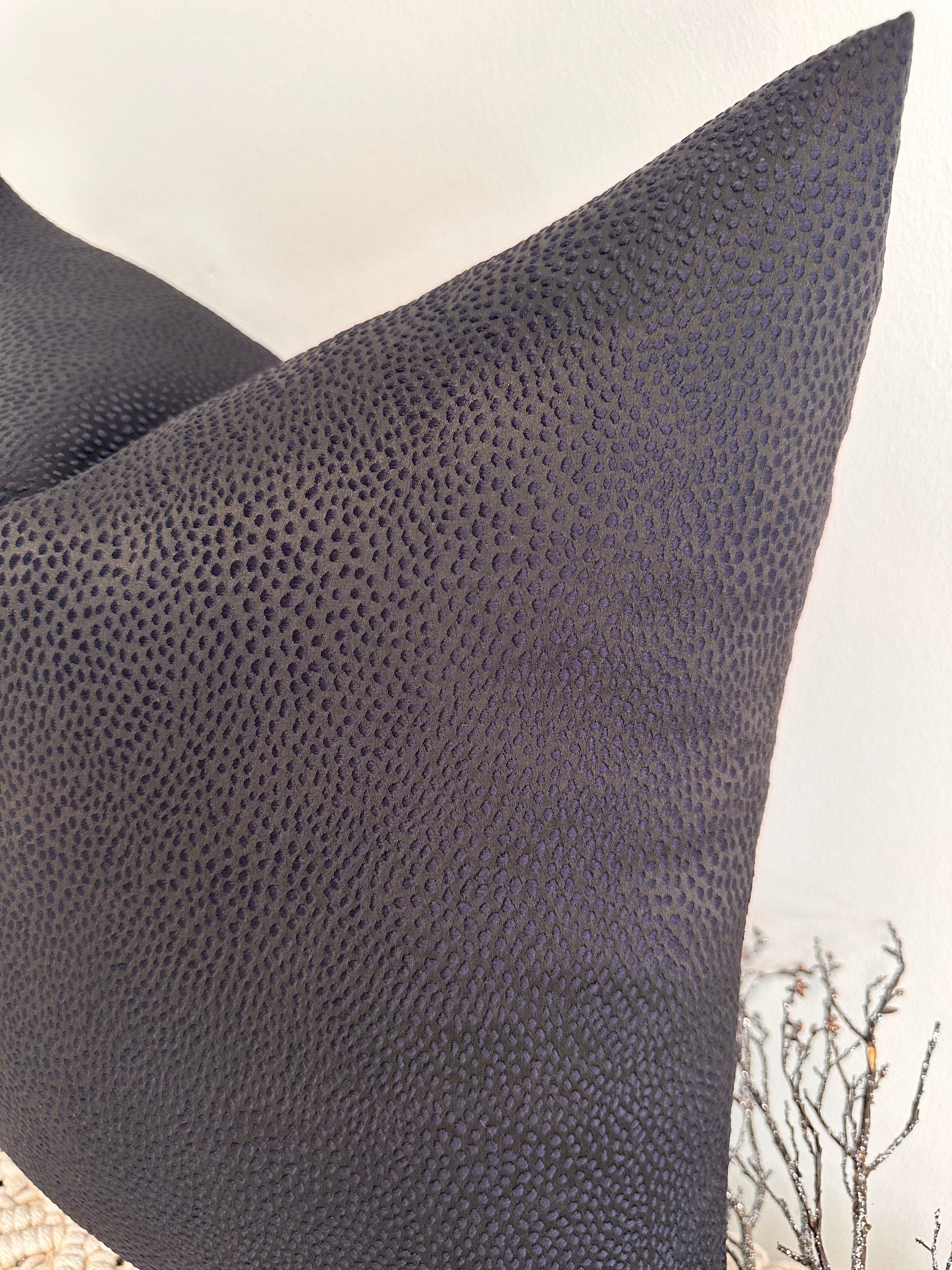 The Couture Cushion - The Black Borboletta Style No. 189