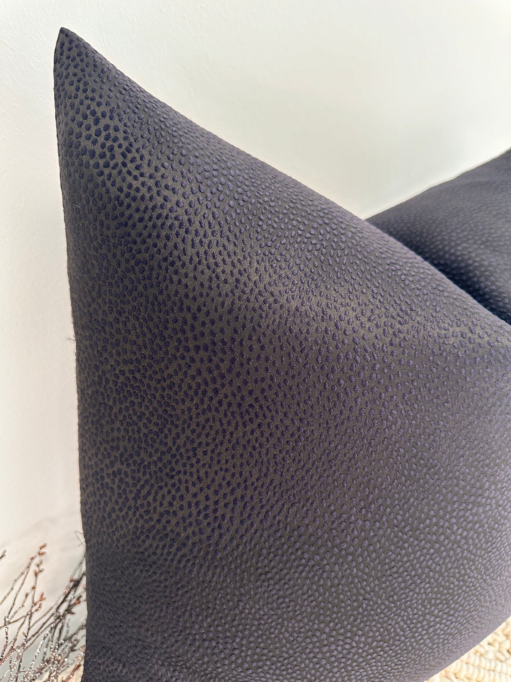 The Couture Cushion - The Black Borboletta Style No. 189