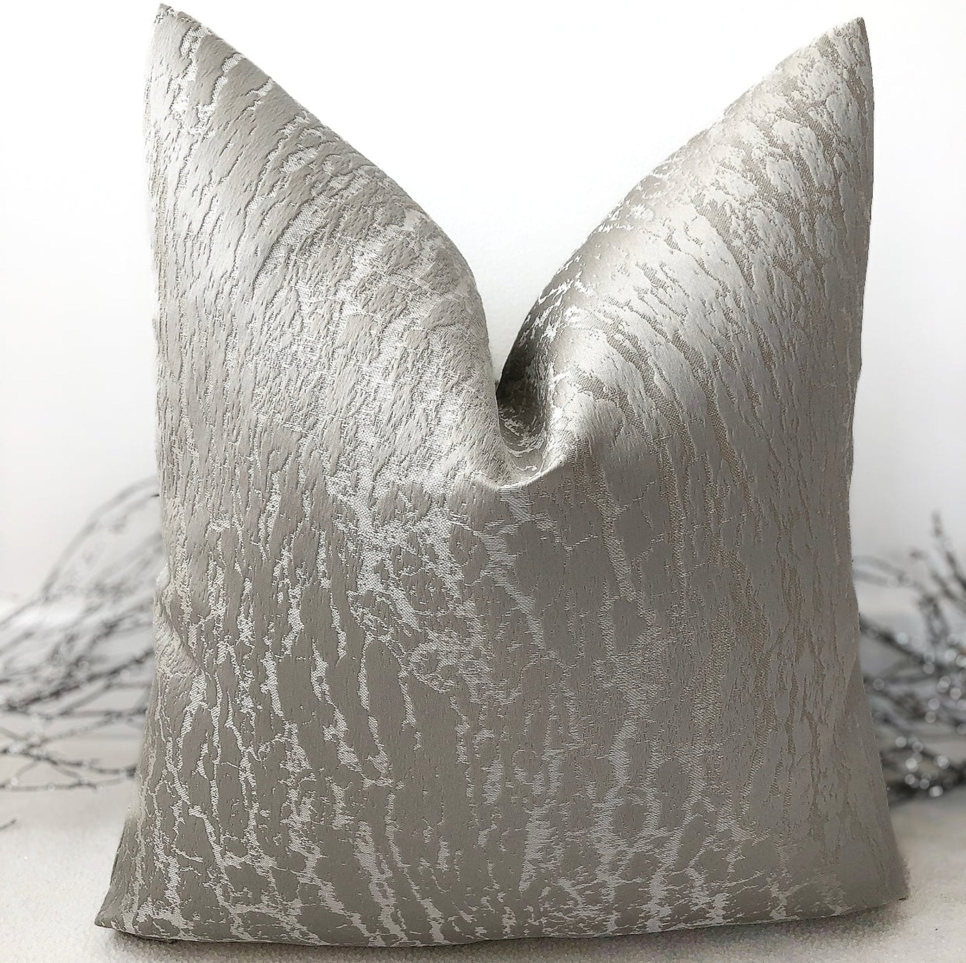 The Couture Cushion - The Tuleste Silver - Style No. 7