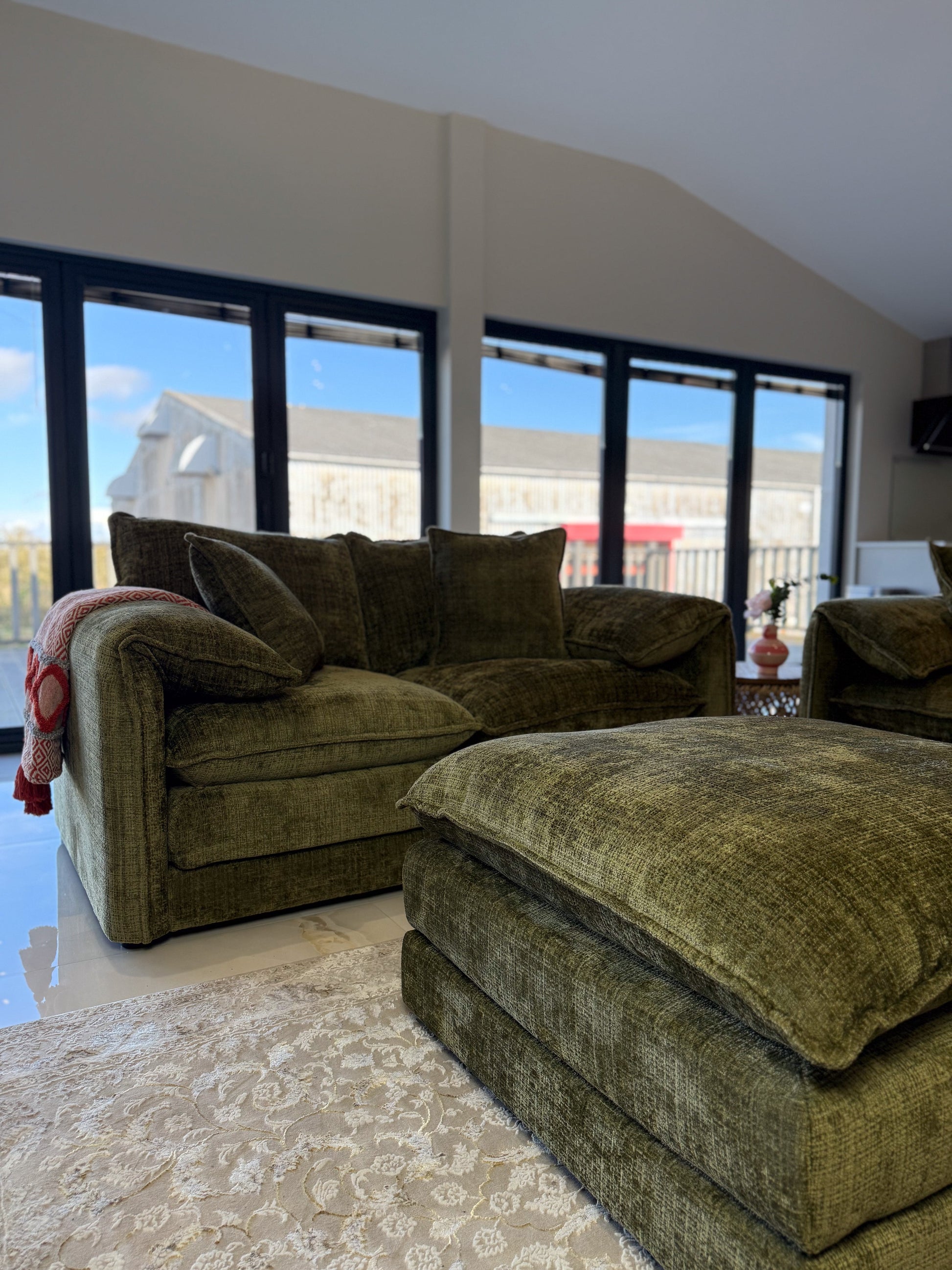 Solaya Sofa Green 2 Seater