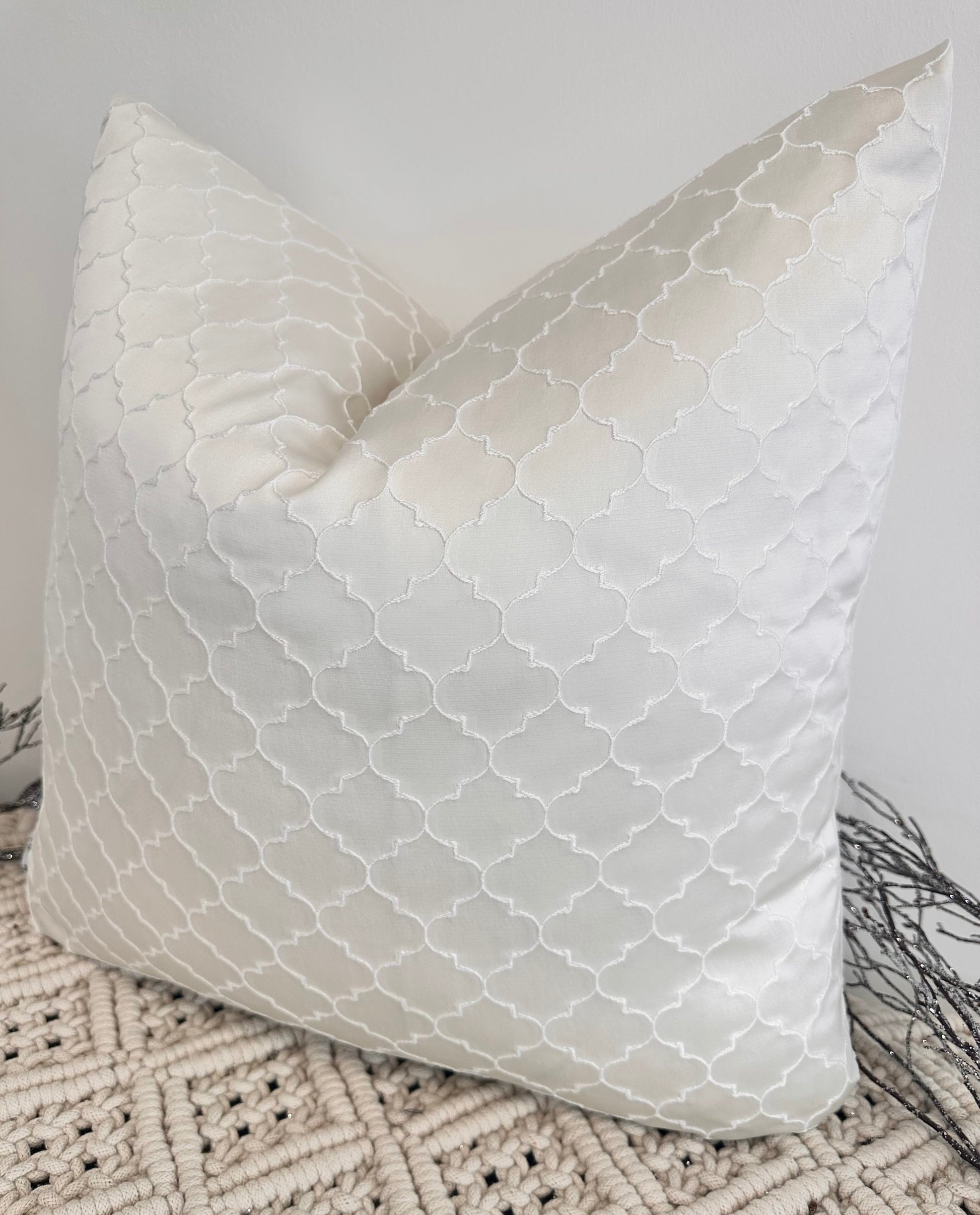 The Couture Cushion - The Ivory Lasson - Style No. 209