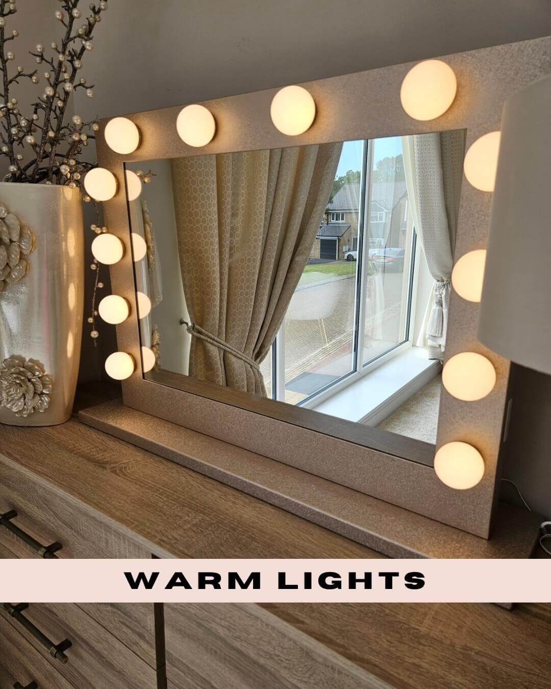 Gold Hollywood Mirror 80 x 60cm