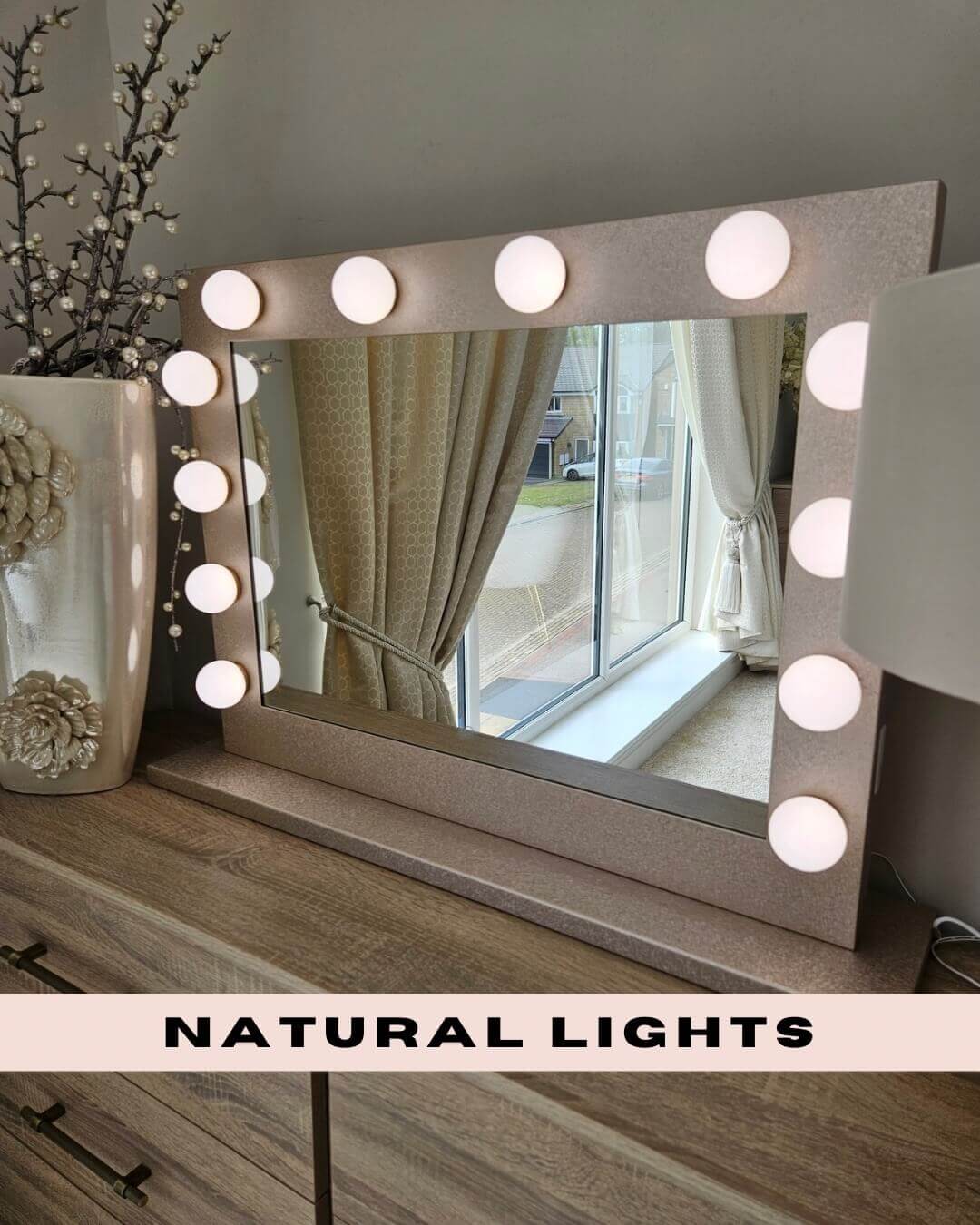 Gold Hollywood Mirror 80 x 60cm