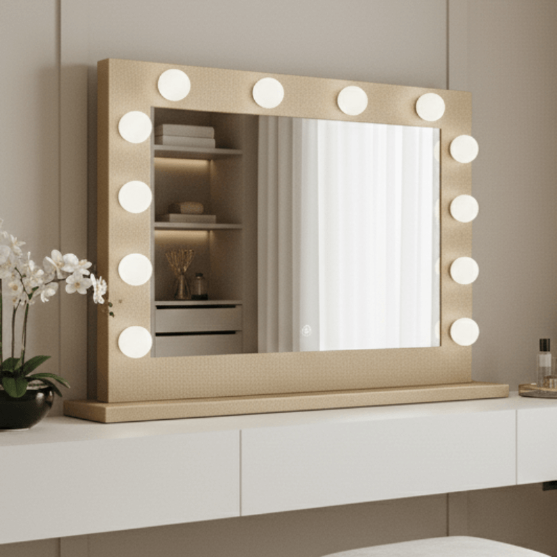 Gold Hollywood Mirror 80 x 60cm