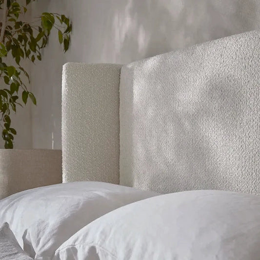 Harlow Boucle Upholstered Bed Frame