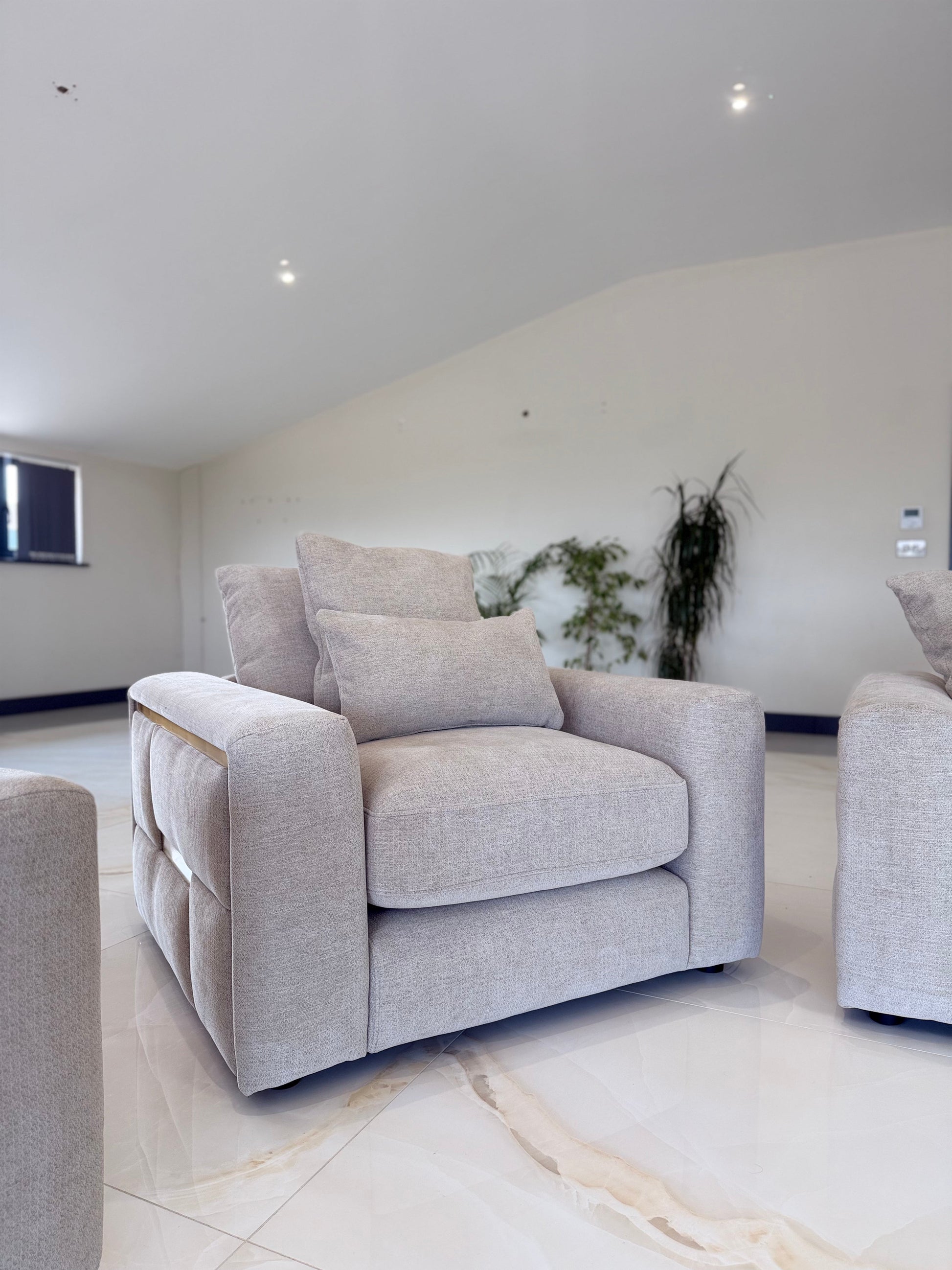 Jupiter Sofa Beige Armchair