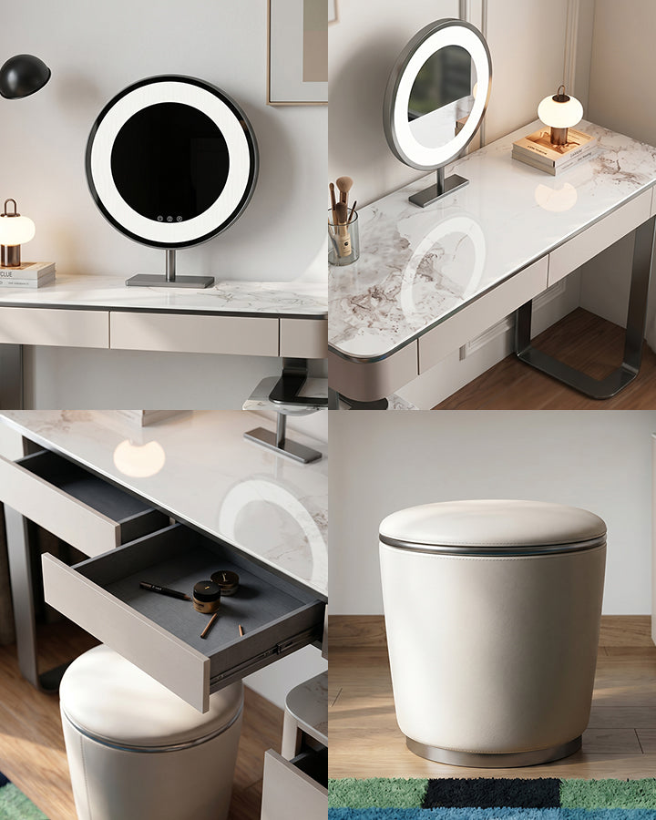 Dressing Table with LED Mirror